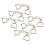 30Pcs Silver Alloy Chain Buckle for Belts Adjustable Decorative Clip 2