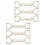 30Pcs Silver Alloy Chain Buckle for Belts Adjustable Decorative Clip 3
