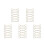 30Pcs Silver Alloy Chain Buckle for Belts Adjustable Decorative Clip 5