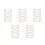 30Pcs Silver Alloy Chain Buckle for Belts Adjustable Decorative Clip 6