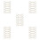 30Pcs Silver Alloy Chain Buckle for Belts Adjustable Decorative Clip 9