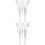 2Pcs Versatile Glass Wine Goblets Assorted Beverage Cups 6