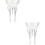 2Pcs Versatile Glass Wine Goblets Assorted Beverage Cups 7