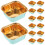 3Sets Light Green Dessert Cups Muffin Boxes Paper PP Cake Packaging 2