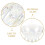2Pcs Versatile Glass Wine Goblets Assorted Beverage Cups 11