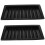 2Pcs Multifunctional Black Acrylic Poker Chip Tray Compact Storage 6