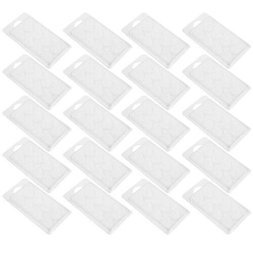 60St Compacte Transparante Wax Melt Mallen 8- Plastic Containers 2
