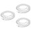 3Pièces Sac À Main Perles Imitation Argenté DIY Décor Unique 7