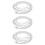 3Pièces Sac À Main Perles Imitation Argenté DIY Décor Unique 9