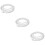 3Pièces Sac À Main Perles Imitation Argenté DIY Décor Unique 10