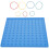 5Sets Dual-Sided Geoboard Toy Assorted Colors for Kids Math Activities 2