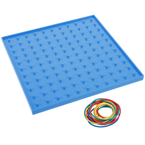 5Sets Dual-Sided Geoboard Toy Assorted Colors for Kids Math Activities 2