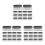 60Pcs Sturdy Iron L Bracket Lock Plates for Home Office Drawers 7