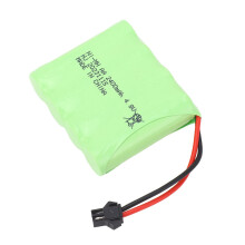 RC Nimh Battery 4.8V 2400mAh for 1/16 RC Car, SM 2P Plug