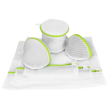Travel Organizer Laundry Bags Durable Mesh Fabric Auto-locking Zipper Multi-size Set Delicates Protection Washing Solution For Lingerie And Underwear