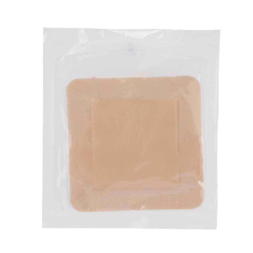 Hypoallergenic Silicone Layer Foam Dressing, Multi Layer Absorbent Structure Waterproof Wound Bandages for Bed Sore and Diabetic Ulcer Treatment