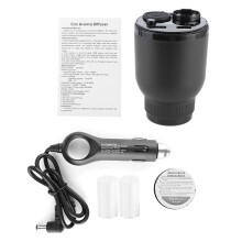 Portable Smart Beverage Heater Universal Car Compatible Drink Container LCD Display2In1Cup Warmer Cooler With Fast Heating And Cooling Performance