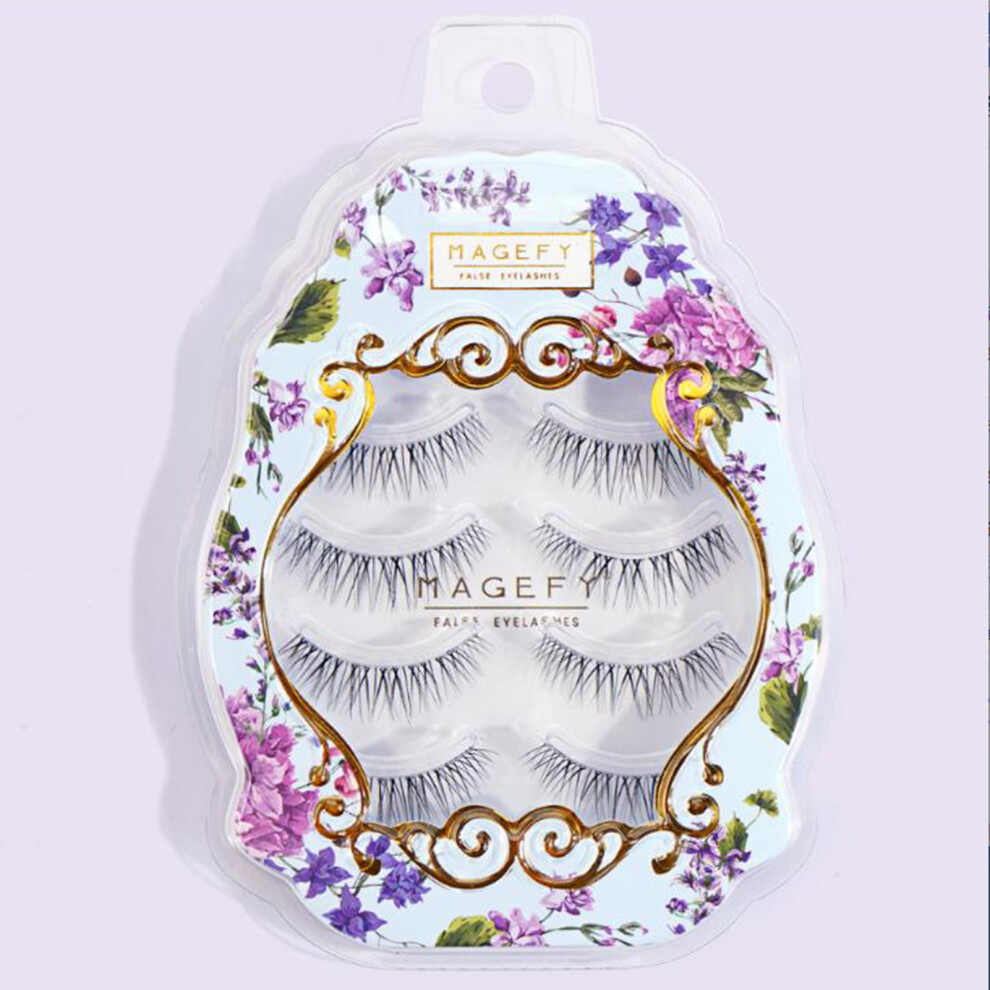 Dachuang Beauty (7218-Mj04) Fluffy 4-Pair Natural Lashes For Daily & Party