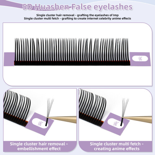 (8-15 Mix) Soft DIY Eyelash Extensions - Comfortable Gift 2