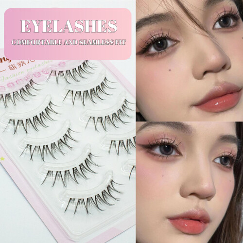 5 Pairs Fluffy Volume Lashes for Party Makeup 1