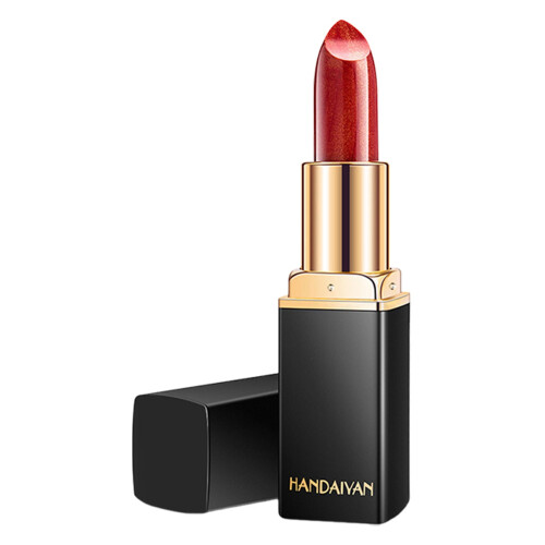 (04) Color-Changing Pearlescent Lipstick, Long-Lasting Balm