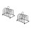2Pcs Bread Rack Stainless Steel Reusable Storage Stand 1