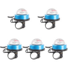 5Pcs Sky-Blue Portable Bike Bell Alloy DIY Practical Cycling Horn