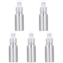 5Pcs Silver Lightweight Refillable Atomizer Bottles for Cocktail Bar
