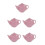 5Pièces Rangement Sachets De Céramique Rose Décoratif 1