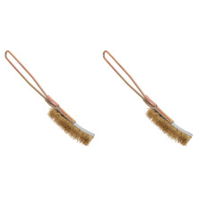 2Pcs Golden Rust Clean Brush Metal Wire Cleaning Tool for Home Use