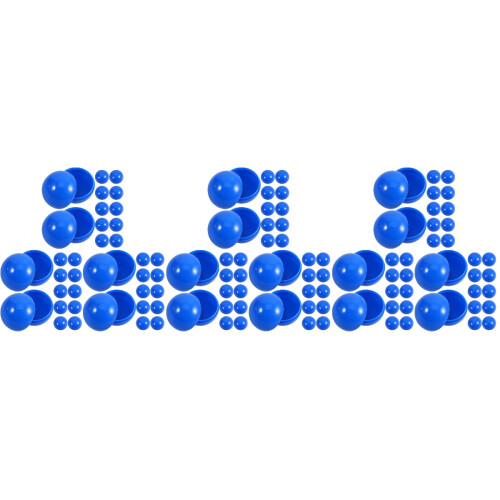 150Pièces Boules De Jeu En PVC Réutilisables Pour Animation