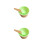 2Pièces Bol À Glace Coloré Vert Robuste Pour Enfants 1
