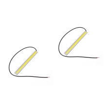 2Pcs Car Drl Lights Multi-Color Waterproof Cob Smd High Brightness