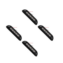 4Pcs Portable Black Camper Lights Waterproof Rv Exterior Lighting