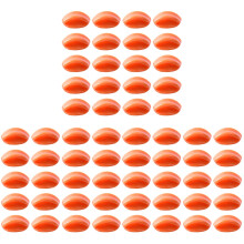 150Pcs Durable Orange Resin Mouths for DIY Toys and Handmade Decor