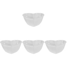 4St Keramische Kom Wit Voor Salade Fruit Dessert En Hapjes