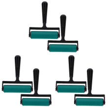 6Pièces Rouleaux De Gravure Plastique Vert Pour