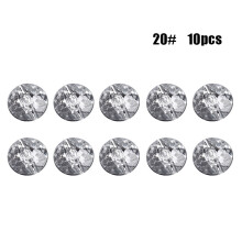 (White, 20#) Rhinestone Buttons for Sewing & Upholstery