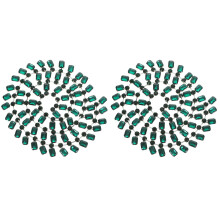 2Pcs Green Alloy Wedding Clothes Charm DIY Applique for Shoes
