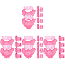 40Sets Breathable Pink Disposable Briefs Elastic Fits Most Women