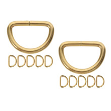 40St Duurzame Golden D Ring Voor Lanyards, Riemen En Accessoires