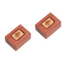 2St Mahjong Windindicator Van Hout Koffiekleurig Duurzame Spelhulp