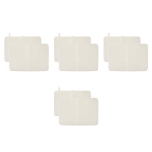 8Pcs White Sauna Seat Mats Felt Material Heat Retention Cushions