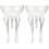 2Pcs Versatile Glass Wine Goblets Assorted Beverage Cups 1