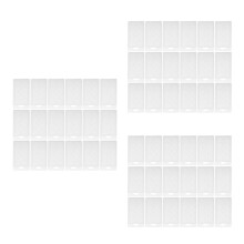 60St Compacte Transparante Wax Melt Mallen 8- Plastic Containers