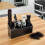 (Black) Salon Scissors Organizer with Multiple Compartments 5