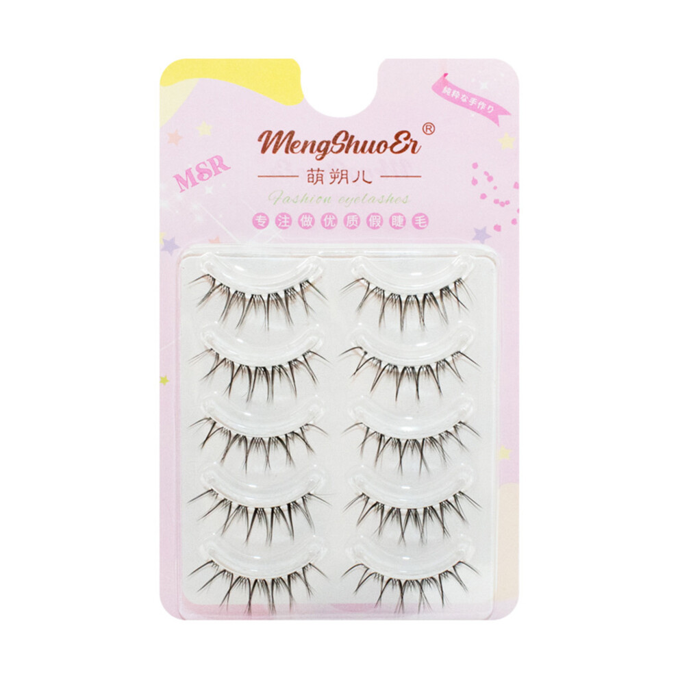 Zhouq-Outdoors 5 Pairs Fluffy Volume Lashes For Party Makeup