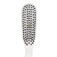 (Clear with boar bristle) Boar Bristle Hair Brush for Women 18cm Scalp Massage Comb