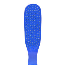 (Blue) Boar Bristle Hair Brush for Women 18cm Scalp Massage Comb