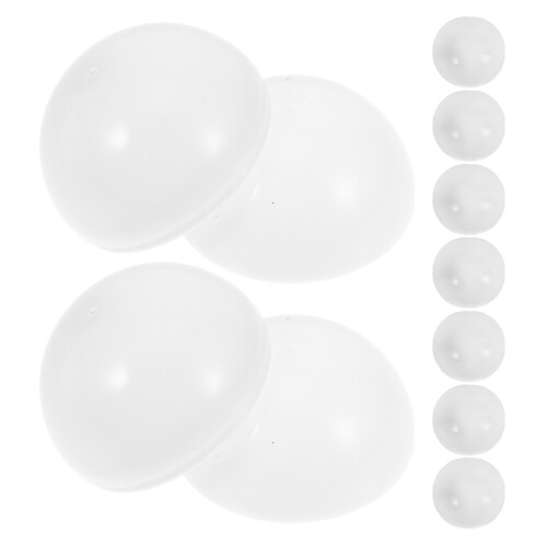 100Pièces Boules Creuses Blanches En Pour Machine À Cadeaux 1
